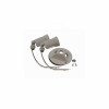 Weatherproof Combination Cover & 2 Lampholders, Gray, Par 38, 4 In. Round