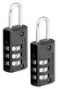 2-Pack 13/16-In. Wide Combination Set-Your-Own Luggage Lock