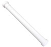 Lavatory/Kitchen Drain Extension Tube, White PVC, 16 In.