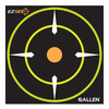 EZ See Bullseye Target, Adhesive, Black, 6-In., 12-Pk.