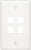 4-PORT WALL PLATE