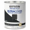 Painter's Touch Ultra Cover Latex Paint, Dark Gray Gloss, Qt.
