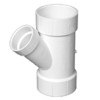 Schedule 40 DWV Reducing Wye, PVC, 4 x 4 x 2 In.