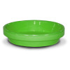 Flower Pot, Bright Green Ceramic, 3.75 x .5 In. (16 pieces)