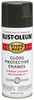 Stops Rust Spray Enamel, Charcoal Gray Gloss, 12-oz.