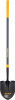 Round Point Shovel, 47-In. Reinforced Fiberglass Handle, Cushion Grip