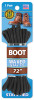 Stay-Ty Waxed Boot Laces, Black, 72 In., Pair
