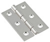 Broad Hinge, Nickel, 2 x 1-3/8 In., 2-Pk.