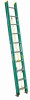 Werner 20 Ft. Fiberglass Extension Ladder with 225 Lb. Load Capacity Type II Duty Rating