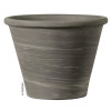 Duo Planter, Round, Grafite Clay, 6-In. (16 pieces)