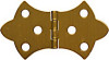 2-Pk., 1-11/16 x 3-1/16 In. Antique Brass Decorative Hinges