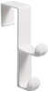 Over-The-Door Double Hook, Plastic