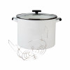 21 QT 2-in-1 Canning and Stock Pot White