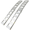 Folding Car Ramps, Arched Aluminum, 1,500 Lb. Rated, 12 x 90 In., 2-Pk.
