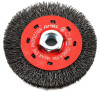 Crimped Wire Wheel Brush, Coarse, 4-In.