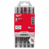 5-Pc. Shockwave Hammer Drill Bit Set, Impact-Duty Carbide