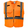 Safety Vest, High Visibility Orange, ANSI Type R Class 2, L/ XL