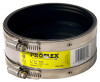 Shielded Pipe Coupling, Connector, Rubber, 2 In.