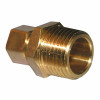 Adapter, Brass, Compression, Male, 3/8 x 1/2 In.