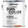 Sure Color Interior Wall Paint & Primer, Flat White, 1 Gallon (2 pieces)