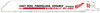 Sawzall Super Tough Reciprocating Saw Blades, Tungsten Carbide, 9 x 3/4 In., 3-Pk.