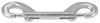 Bolt Snap, Zinc Plated, 3-3/8 In.