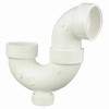 Schedule 40 PVC P-Trap With Cleanout, 1-1/2 In.