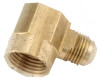 Brass Flare Elbow, 90-Degree, Lead Free, 3/8 x 3/8 In. FIP