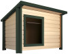 Rustic Lodge Dog House, made with ECOFLEX