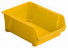 Storage Bin, Yellow Polypropylene, 13-1/4 x 5-7/8 x 9 In.
