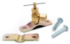 Needle Valve, Compression, Self-Drilling, 1/4 x 1/8 In.