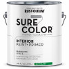 Sure Color Interior Wall Paint & Primer, Semi-Gloss White, 1 Gallon (2 pieces)