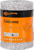 Electric Fence Turbo Wire, Ultra White, 1/16-In. x 656-Ft.