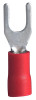 Spade Terminal, Red, 4-6 Stud, 22-18 AWG