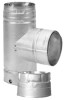 Pellet Pipe Vent Clean-Out Tee, 3 In.