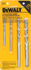 4-Pc. Percussion Masonry Drill Bit Set