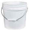 Plastic Pail, White, 1-Gallon