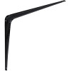 Shelf Bracket, Black, 12 x 14 In.