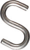 Open S Hook, Steel, 1-1/2 In.
