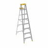 Werner 8 Ft. Aluminum Step Ladder with 250 Lb. Load Capacity Type I Ladder Rating
