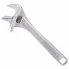 10" Adj Wrench, Reversible Jaw, Wide, Chrome