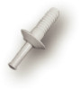 Nylon Drive Rivets, Almond, 3/4 In., 50-Pk.