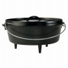 12 Inch / 6 Quart Cast Iron Camp Dutch Oven