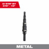 #2 Step Drill Bit, 3/16 - 1/2 In.