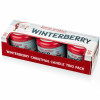 3PK WINTERBERRY CANDLE