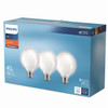 3PK 40W G25 LED SW Bulb