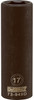 Metric Deep Impact Socket, 6-Point, Black Oxide, 1/2 In. Drive, 17mm