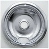 Electric Range Drip Pan, "A" Series Plug-In Element, Chrome, 6 In.