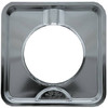 Gas Range Drip Pan, "I" Series Square, Chrome, 7.5 In.
