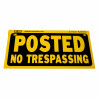 Hy-Ko Coil Fence Sign - Posted No Trespassing Sign